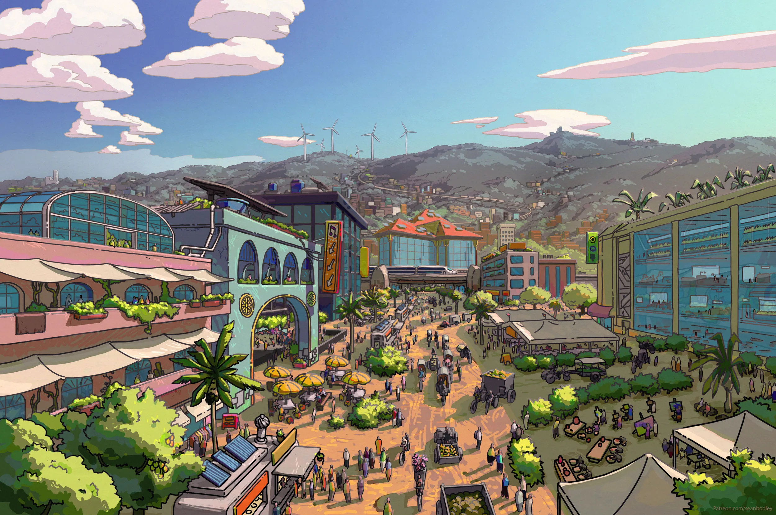 How to build a Solarpunk City